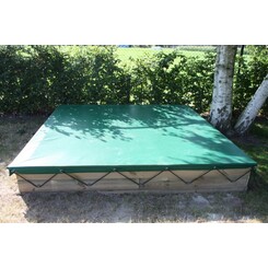 Zandbakzeil PVC gaas 320 - Cirkel