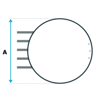 Noppenzeil Sol+Guard 500 micron Geobubble - Cirkel