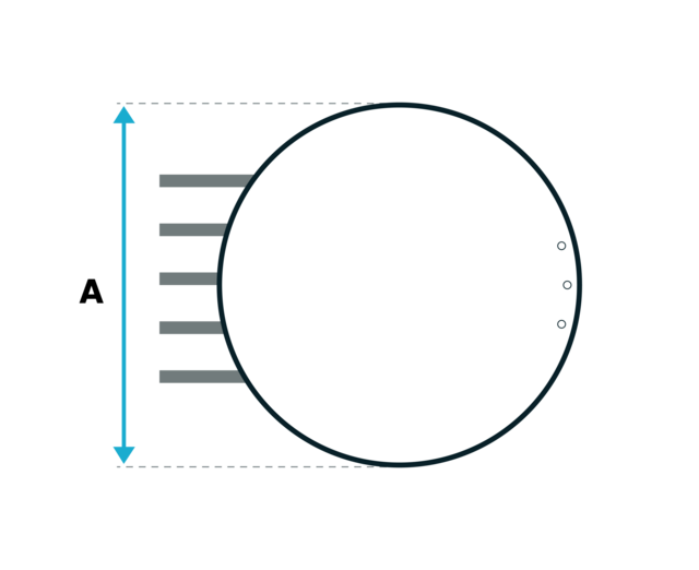 Noppenzeil Sol+Guard 500 micron Geobubble - Cirkel