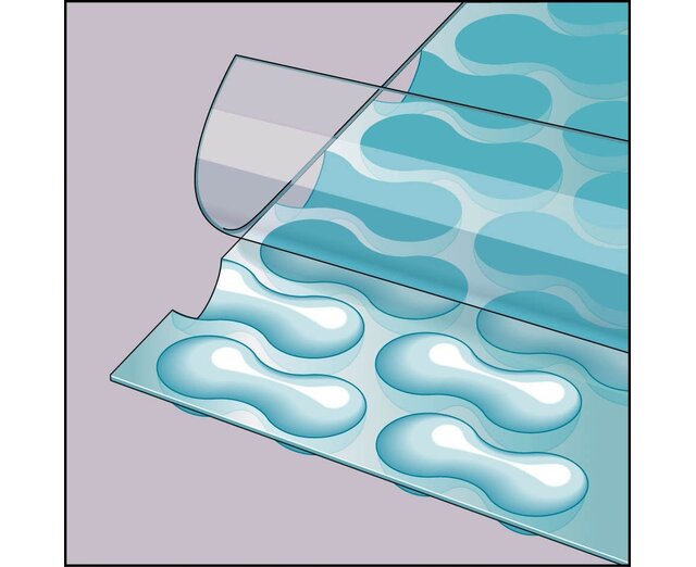 Noppenzeil Sol+Guard 500 micron Geobubble - Rechthoek ronde inlooptrap