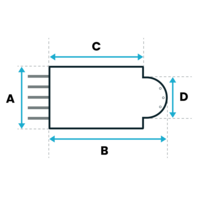 Noppenzeil Sol+Guard 500 micron Geobubble - Rechthoek ronde inlooptrap