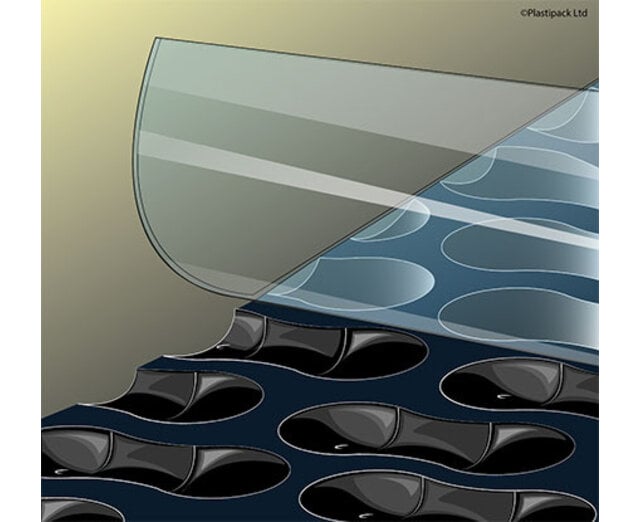 Noppenzeil EnergyGuard ST 500 micron Geobubble - Rechthoek ronde trap