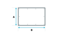 Bâche PVC 600 sur mesure - Rectangle