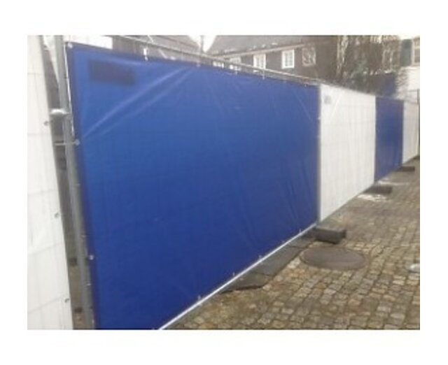 Bâche barrière 176x341cm en PE 150 gr/m² - Bleu