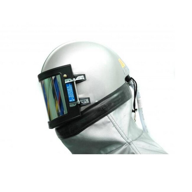 METALLISEERHELM LUNA MET PELERINE