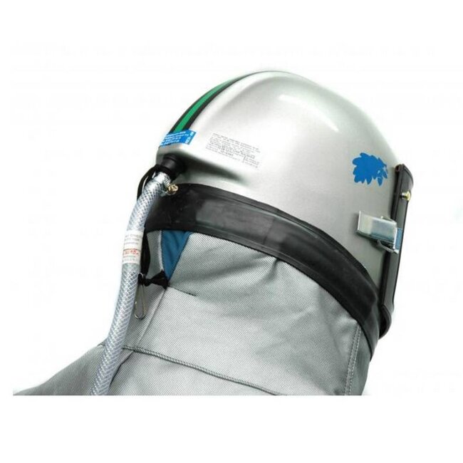 Metalliseerhelm ReS4M [LUNA] met pelerine