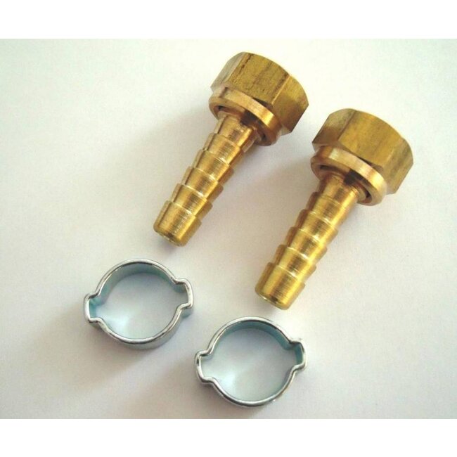 Aluminium dodemansknop | Pneumatisch | Dubbellucht