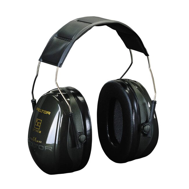 GEHOORKAP PELTOR OPTIME II MET HOOFDBEUGEL