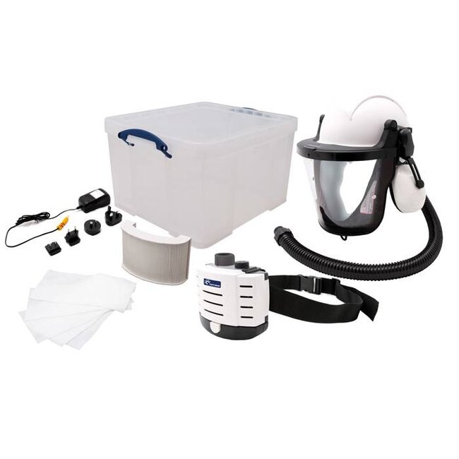 Luchthelm MagAir-FU compleet met aanblaasunit Magnum 2000 Plus