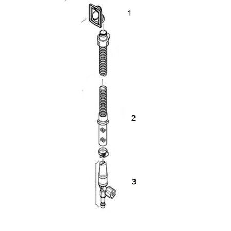 North Safety ONDERDELEN LUCHTSLANG STRAALHELM COMMANDER II