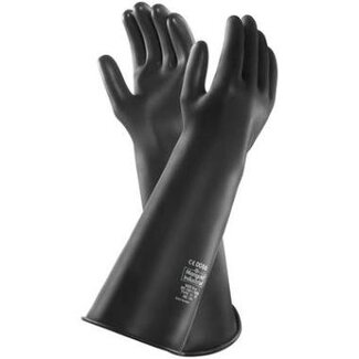 Straalhandschoenen rubber | 432 mm.
