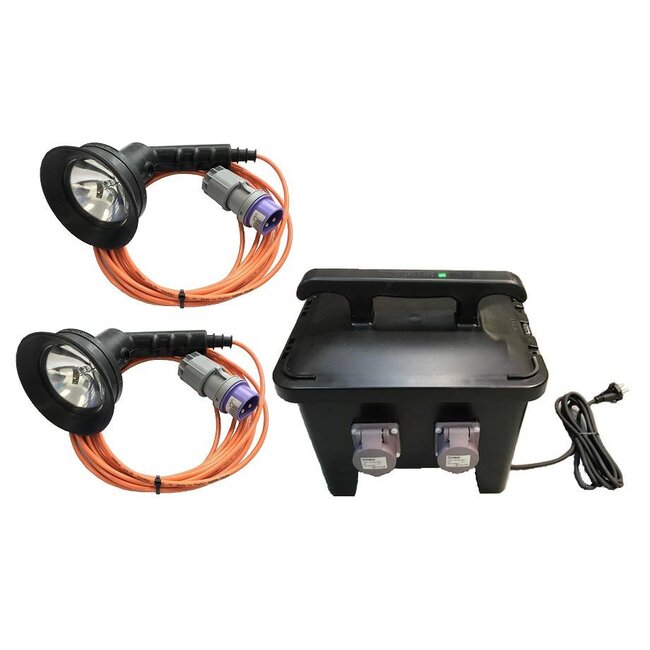 STRAALLAMPEN SET MET TRAFO