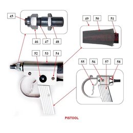 IBIX® Onderdelen pistool IBIX® 9