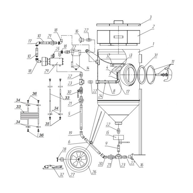ONDERDELEN  BLAST_RAZOR Z-25/50RC
