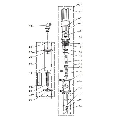 CONTRACOR ONDERDELEN - RCV 1.1/4”