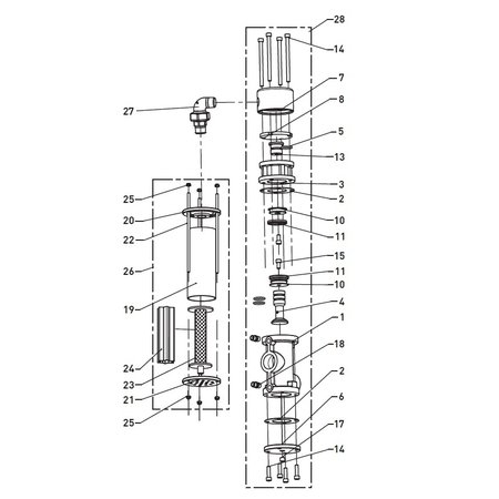 CONTRACOR ONDERDELEN  COMBINATIE VENTIEL - RCV 1.1/4"