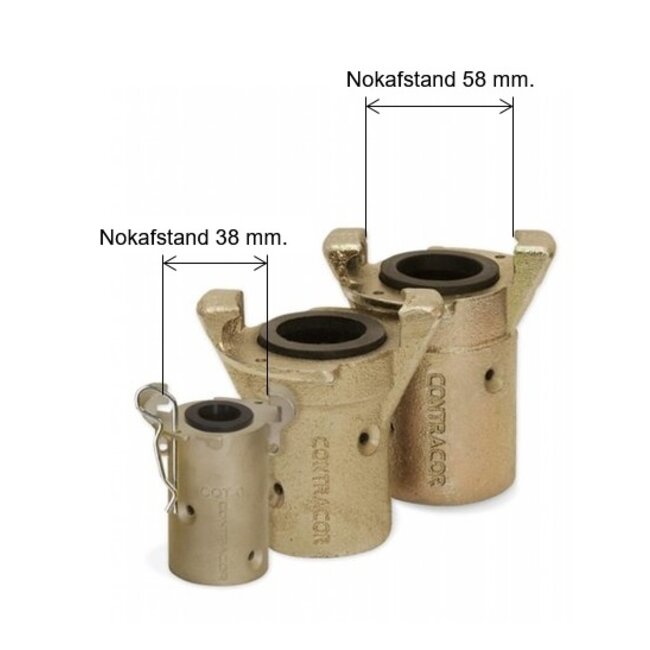 KLAUWKOPPELING STRAALSLANG - CQT