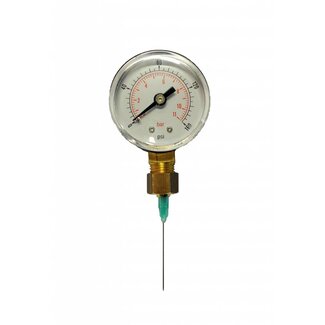 PROFI-PRODUCT STRAALDRUK MANOMETER MET NAALD