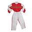 STRAALOVERALL MET LEER VERSTERKT