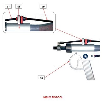 IBIX® Onderdelen IBIX® 25 Helix® pistool