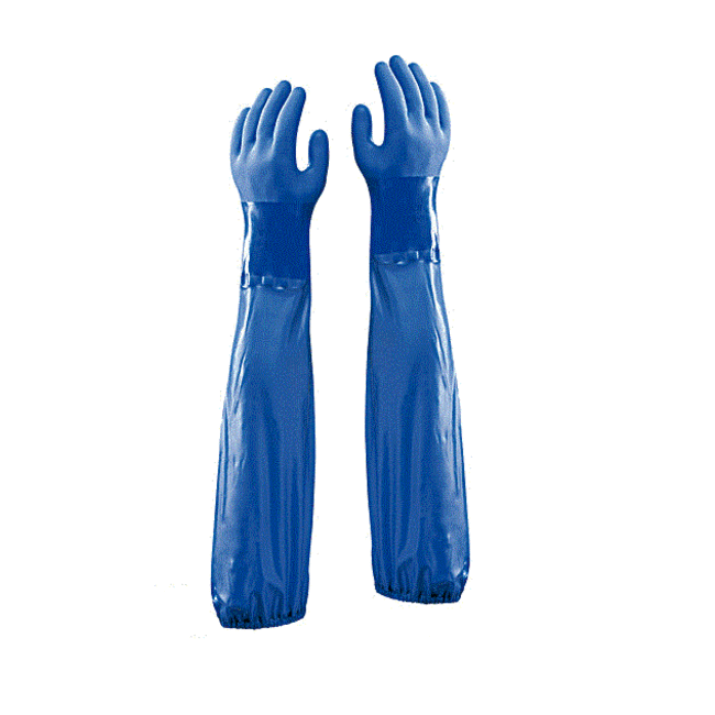 Straalhandschoenen PVC | 650 mm.