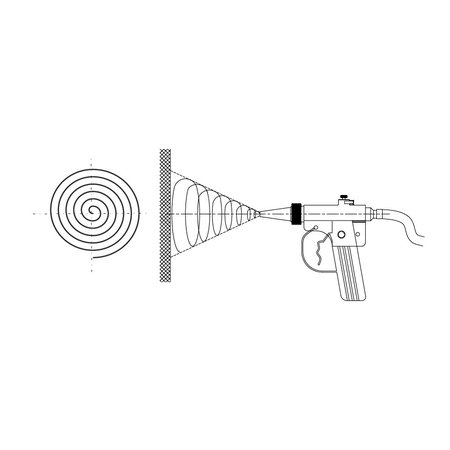 IBIX® IBIX® 25 Helix® Wood pistool met  straalslang