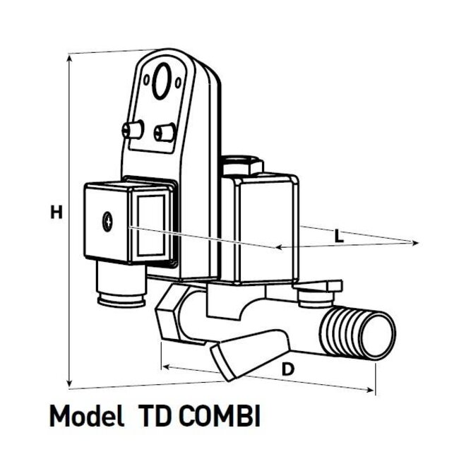Tijdgestuurd Condesaatafvoerventiel TD tot max. 60,0 m³/min.