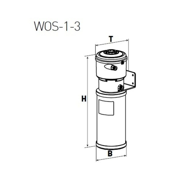 Olie-/waterafscheider voor condensaat WOS-3