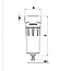 Persluchtfilter DFF-280-Twin | 28,0 m³/min.   | 3"