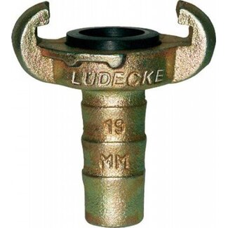 LÜDECKE KLAUWKOPPELING PERSLUCHT MET SLANGTULE