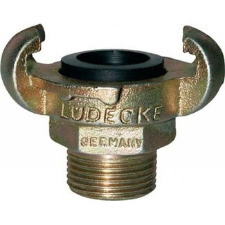 LÜDECKE KLAUWKOPPELING PERSLUCHT MET BU-DRAAD