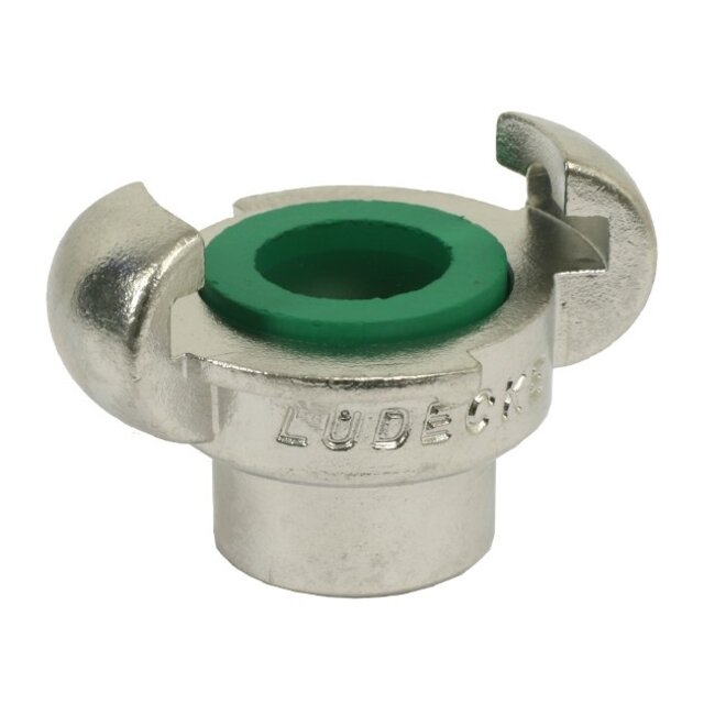 KLAUWKOPPELING RVS DIN3489 MET BINNENDRAAD