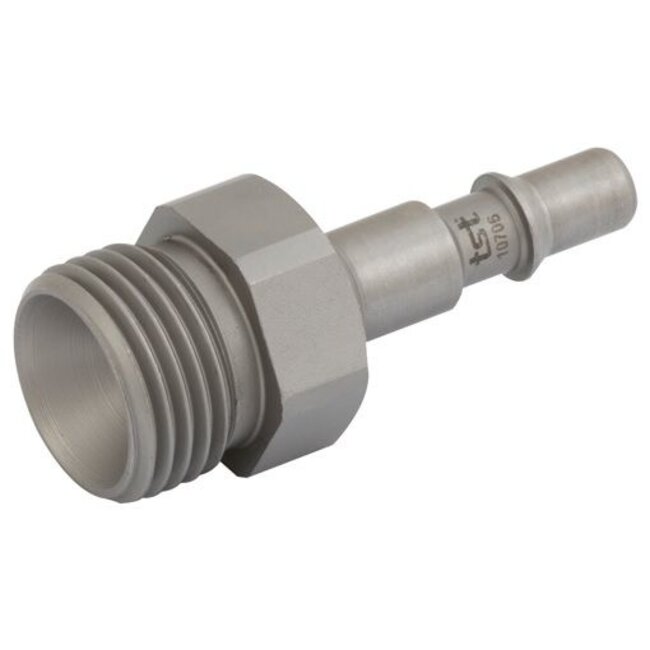 INSTEEKNIPPEL ISO 6150C06 PROFIEL met buitendraad