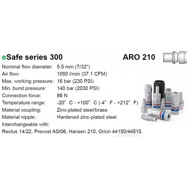 Veiligheidskoppeling 300 eSafe | Orion | BI-draad