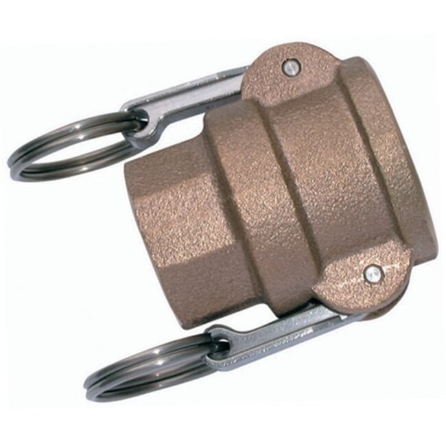 CAM & GROOVE KOPPELING - BSP Female Type D - MESSING