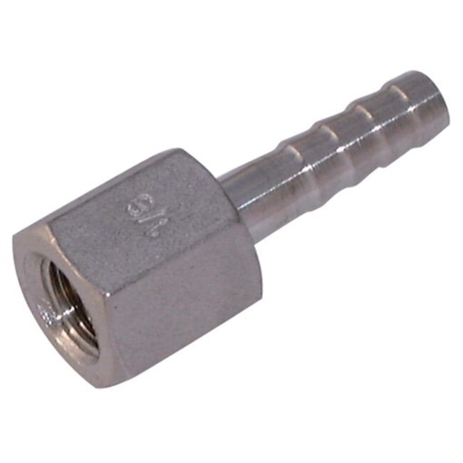 SLANGPILAREN - RVS AISI-316 -  OPSCHROEF - BSP FEMALE