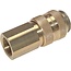 Snelkoppeling NW15 | Messing vernikkeld | BI-draad | 5000 l/min