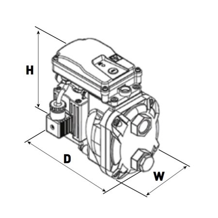 COMPRAG Condensaatventiel Niveaugestuurd ED-20 | 20 m³/min - 1/2"