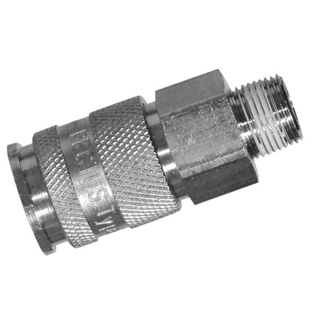 SNELKOPPELING MESSING VERNIKKELD - ORION - BSPT Male