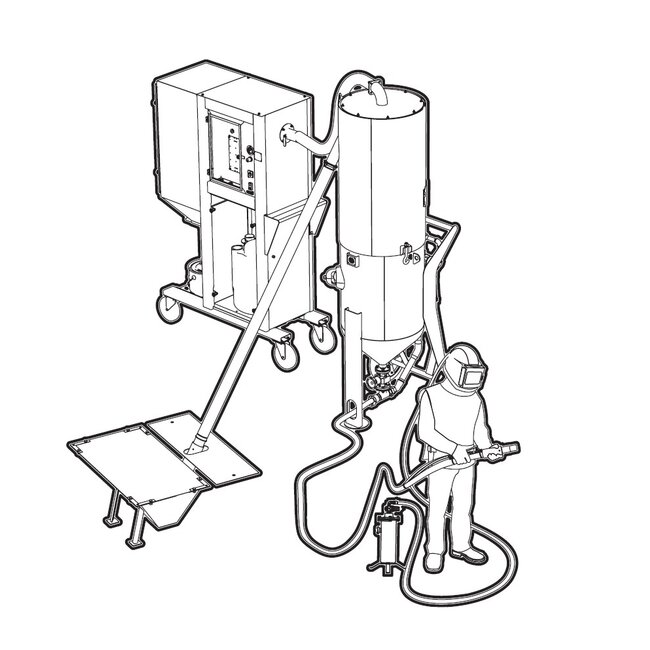 STRAALMIDDEL RECYCLINGSUNIT VAC-7S