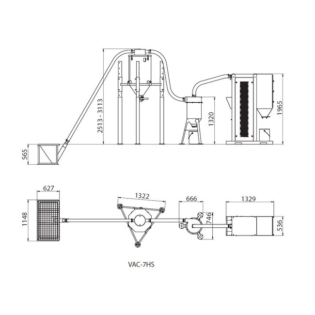 STRAALMIDDEL RECYCLINGSUNIT VAC-7HS