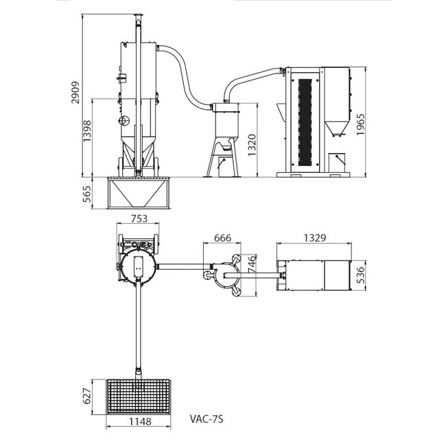 STRAALMIDDEL RECYCLINGSUNIT VAC-7S