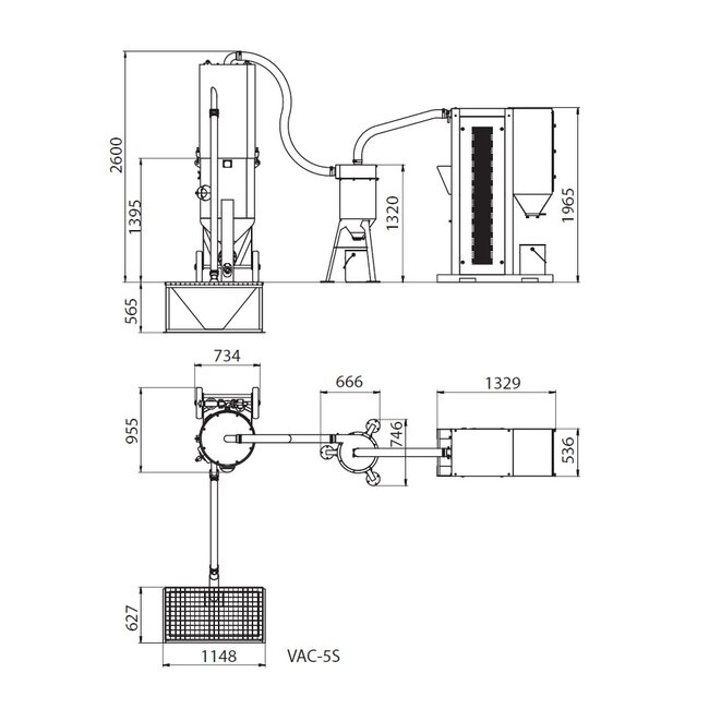 STRAALMIDDEL RECYCLINGSUNIT VAC-5S
