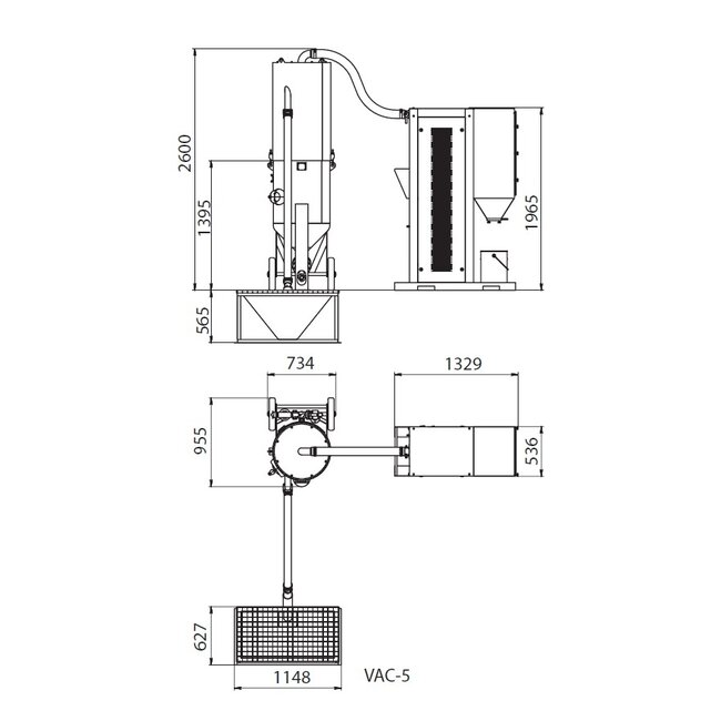 STRAALMIDDEL RECYCLINGSUNIT VAC-5