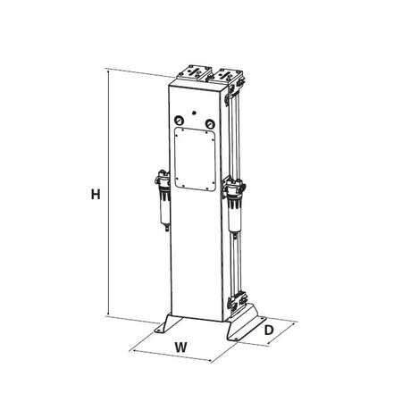 COMPRAG Adsorptiedroger ADM-05 DRY - 0,5 m³/min.