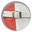 STRAALOVERALL MET LEER VERSTERKT