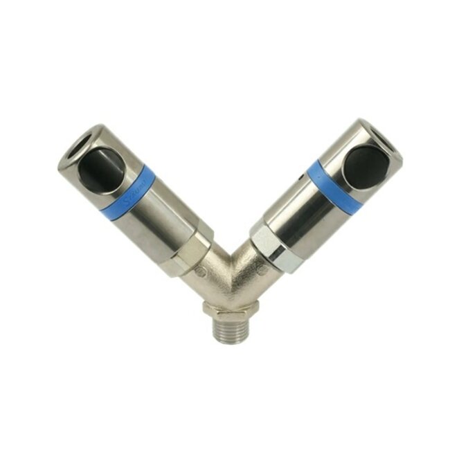 SNELKOPPELING RCS 06 ISO6150C met buitendraad Y-stuk