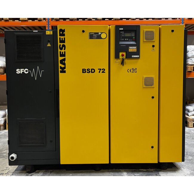 GEBRUIKTE KAESER COMPRESSOR BSD72SFC + DROGER TD61