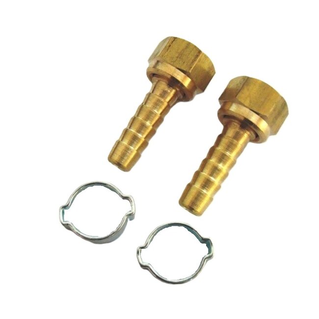 Aluminium dodemansknop | Pneumatisch | Dubbellucht