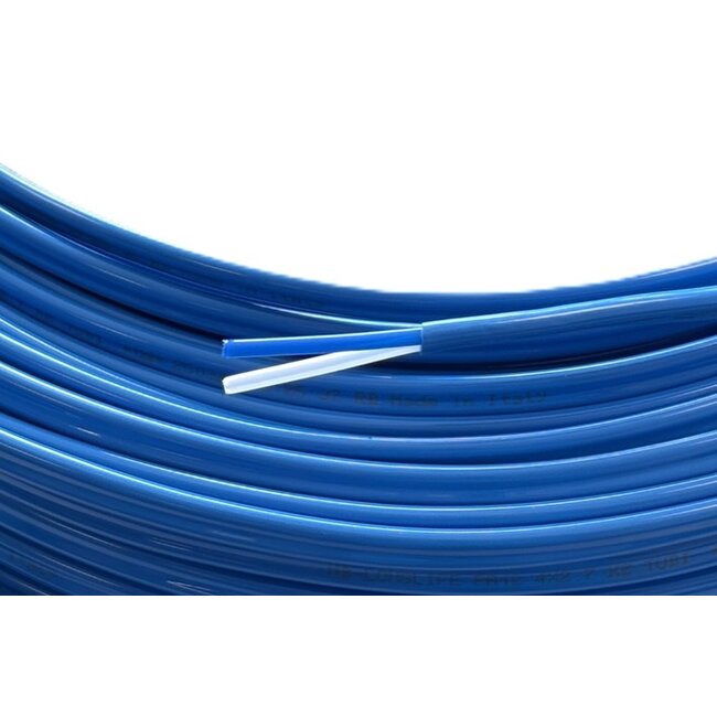 PROBLAST Stuurslang blauw/wit, met beschermmantel